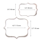 Preview: Cookie Cutter Set/2 - Plaque Style 1